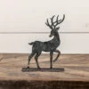 8" Tabletop Metal Deer Figure