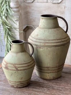 Marbella Metal Vessel, 2 Size Options (Pick Up Only)