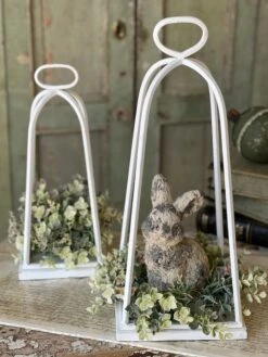 Gazebo Lantern, White, 2 Size Options (Pick Up Only)