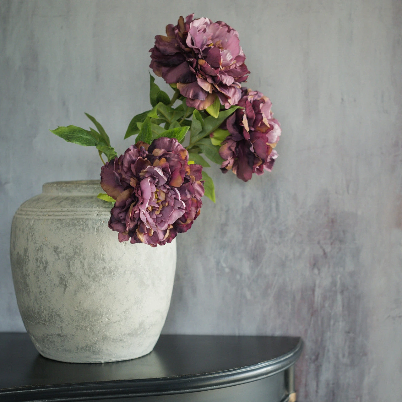 Peony Stem, Purple, 24.25" 2 Peony Stem, Purple, 24.25" - Image 2