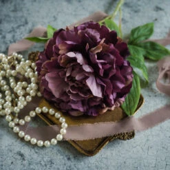 Peony Stem, Purple, 24.25" 6 Peony Stem, Purple, 24.25" -Home Decor Sale Store OR214859 2 88905