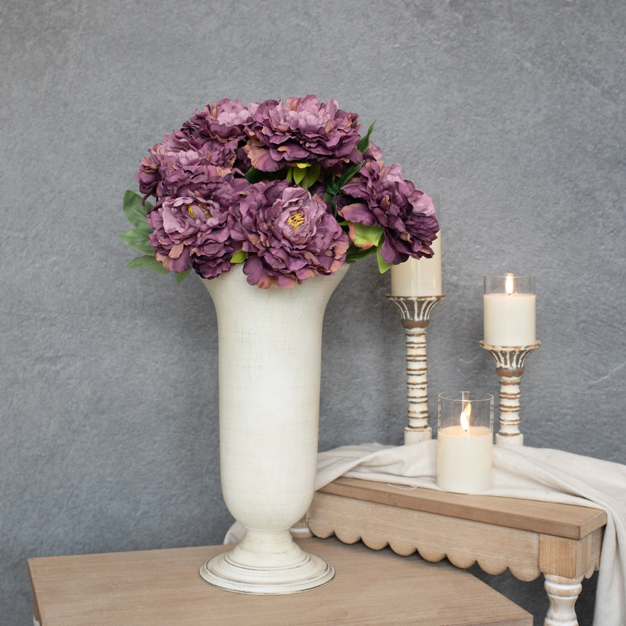 Peony Stem, Purple, 24.25" 4 Peony Stem, Purple, 24.25" - Image 4