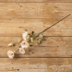Poppy Spray, Light Pink, 33.25"