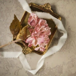 Hydrangea Stem, Light Mauve, 13"