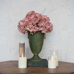 Hydrangea Stem, Light Mauve, 13" -Home Decor Sale Store OR224521 2 49994