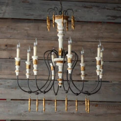 Bridgewater Stately Chandelier By Porch View Home (Pick Up Only)