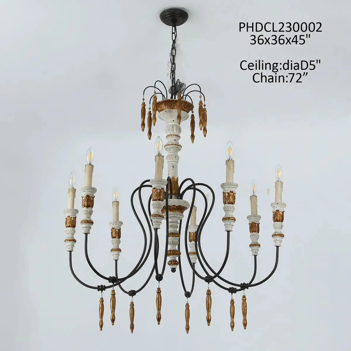 Bridgewater Stately Chandelier By Porch View Home (Pick Up Only) 3 Bridgewater Stately Chandelier By Porch View Home (Pick Up Only) - Image 3