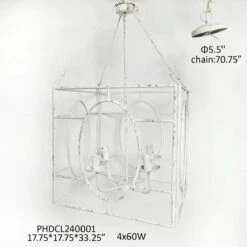 Pavilion Chandelier By Porch View Home