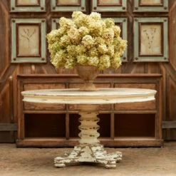 Aged & Distressed Metal Garden Urn By Porch View Home (Pick Up Only) -Home Decor Sale Store PHDEAC200028 2