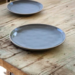 Dinner Plate, 10", Legbar Blue By Porch View Home (Pick Up Only)