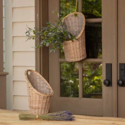 Hanging Wall Basket, 2 Size Options By Porch View Home -Home Decor Sale Store PHDEAC230130 2