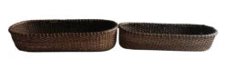 Rattan Centerpiece Basket, 2 Size Options By Porch View Home