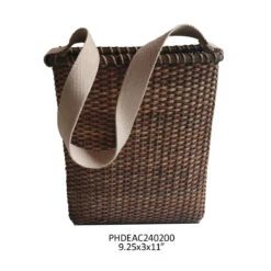 Rattan Messenger Basket By Porch View Home