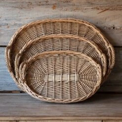 Woven Grape Tray By Porch View Home, 3 Size Options