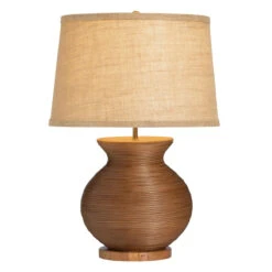 Natural Rattan Woven Lamp By Porch View Home -Home Decor Sale Store PHDETF210026 3