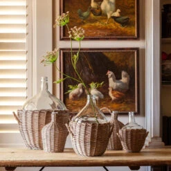 Estate Garden Queen Anne's Lace Stem, Pink, 38" By Porch View Home