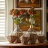 Estate Garden Hydrangea Stem, Antique Wine, 30" By Porch View Home