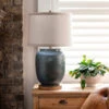 Blue Shoals Lamp By Porch View Home