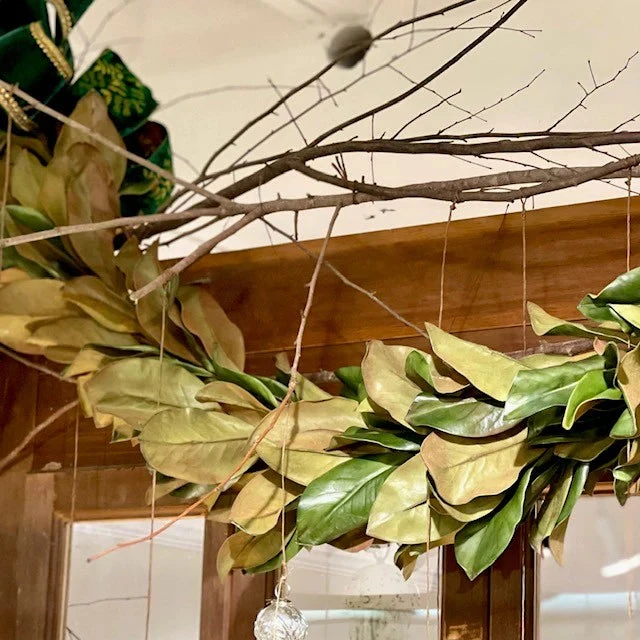 77.5" Classic Grand Magnolia Garland By Porch View Home (Pick Up Only) 2 77.5" Classic Grand Magnolia Garland By Porch View Home (Pick Up Only) - Image 2