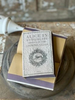 "Wonderland" Novel Notes Blank Notebook -Home Decor Sale Store QC317122