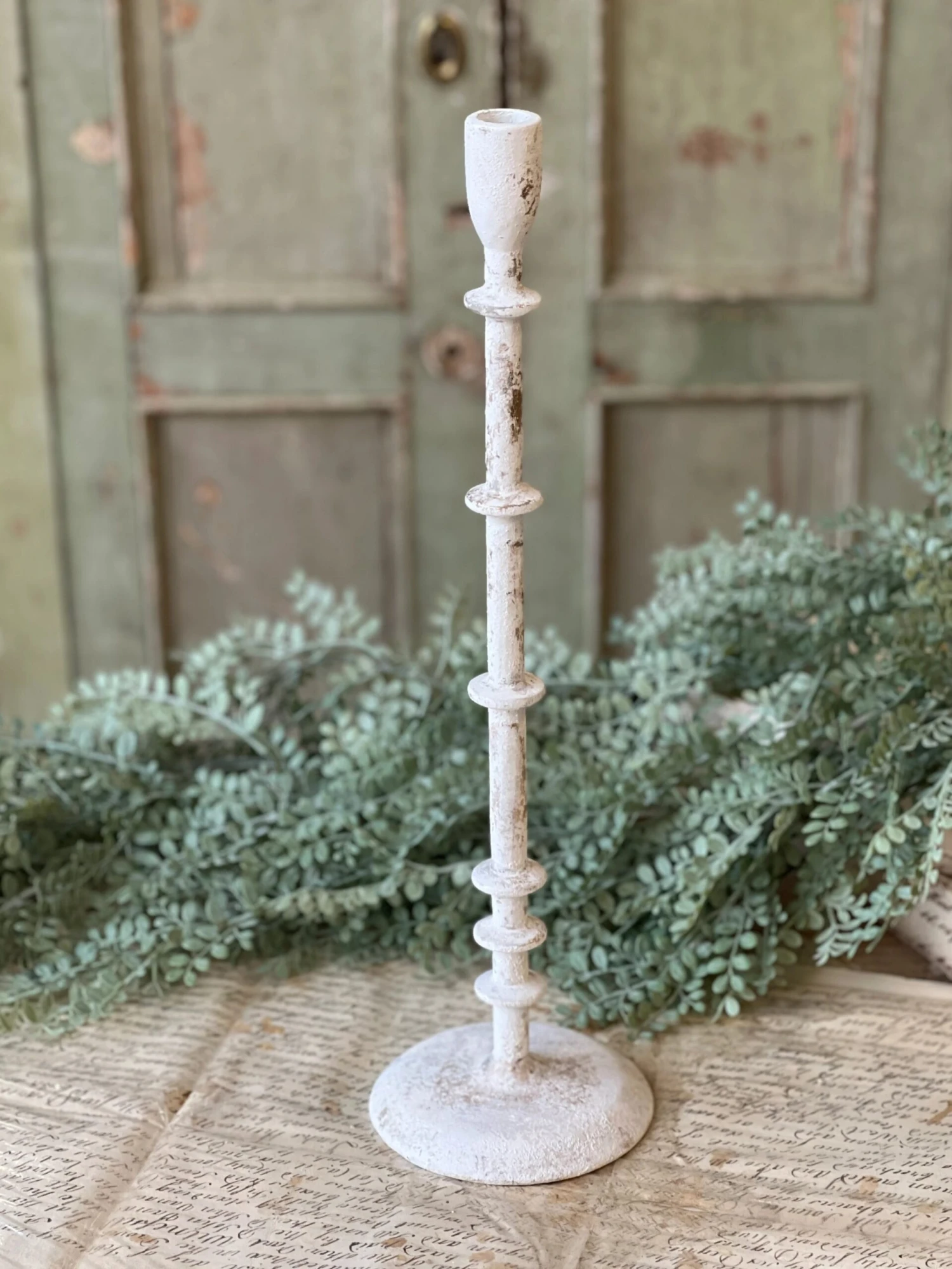 Chinkapin Taper Candle Holder, 19" 1 Chinkapin Taper Candle Holder, 19"