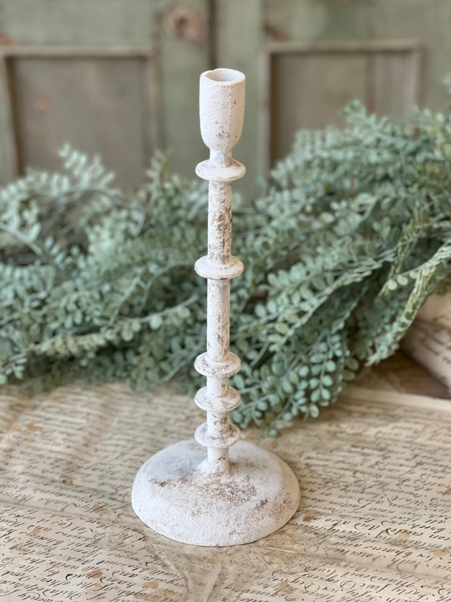 Chinkapin Taper Candle Holder, 12.5" 2 Chinkapin Taper Candle Holder, 12.5" - Image 2