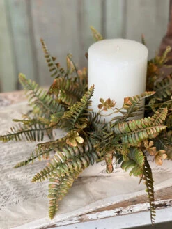 Providence Floret & Fern Candle Ring, 14"