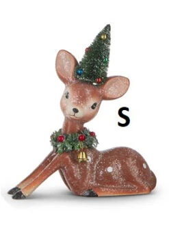 Vintage Look Reindeer With Bottle Brush Tree, 12”, 2 Size / Style Options (Pick Up Only) -Home Decor Sale Store S 24aa79cf aadb 420b a0d8 b3161f3159eb