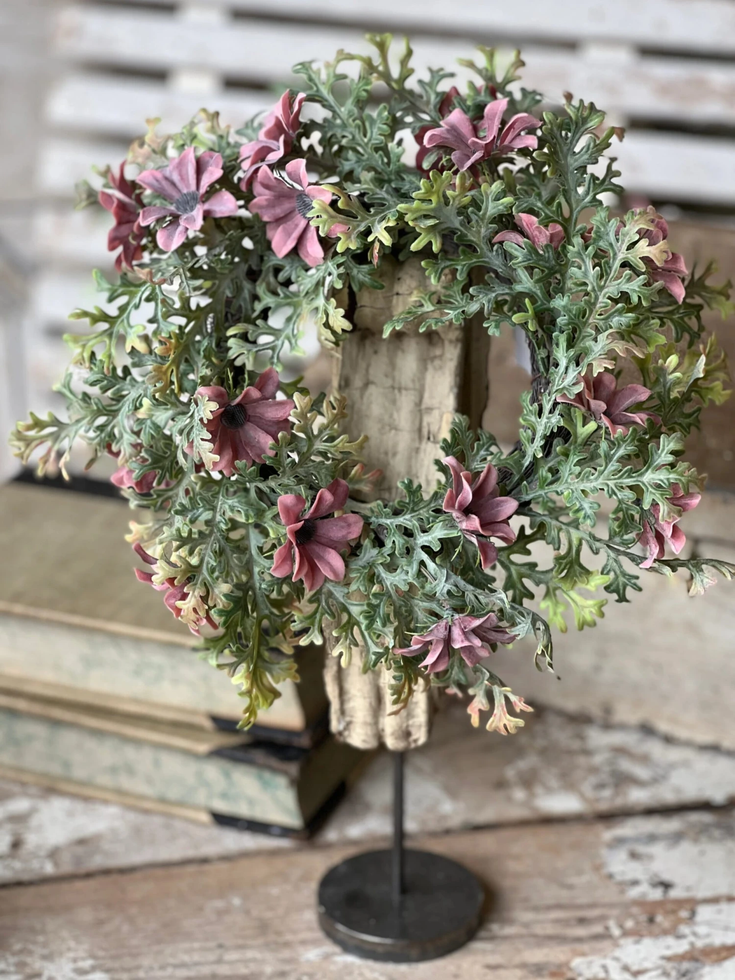 Evening Sonata Blooms Candle Ring, 13" 2 Evening Sonata Blooms Candle Ring, 13" - Image 2