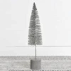 Bottle Brush Tree, Grey, 14.2"