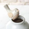 Bird Pot Sitter Figurine