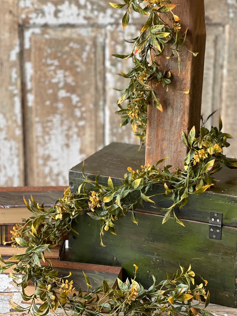 6' Burlington Leaves Garland 1 6' Burlington Leaves Garland