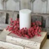 Resplendent Iced Berry Candle Ring, 8"