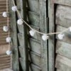 6' Winter White Bell Garland