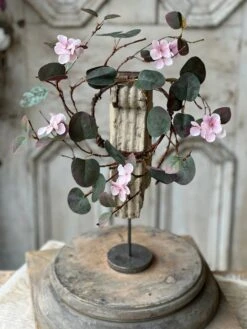 Nightshade Blossoms Candle Ring, Soft Pink, 12" 7 Nightshade Blossoms Candle Ring, Soft Pink, 12" -Home Decor Sale Store YL41015