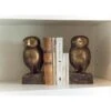 Owl Bookend 2-Piece Set, Bronze Color Finish