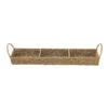 Decorative Hand-Woven Seagrass Tray, 3 Sections, Natural