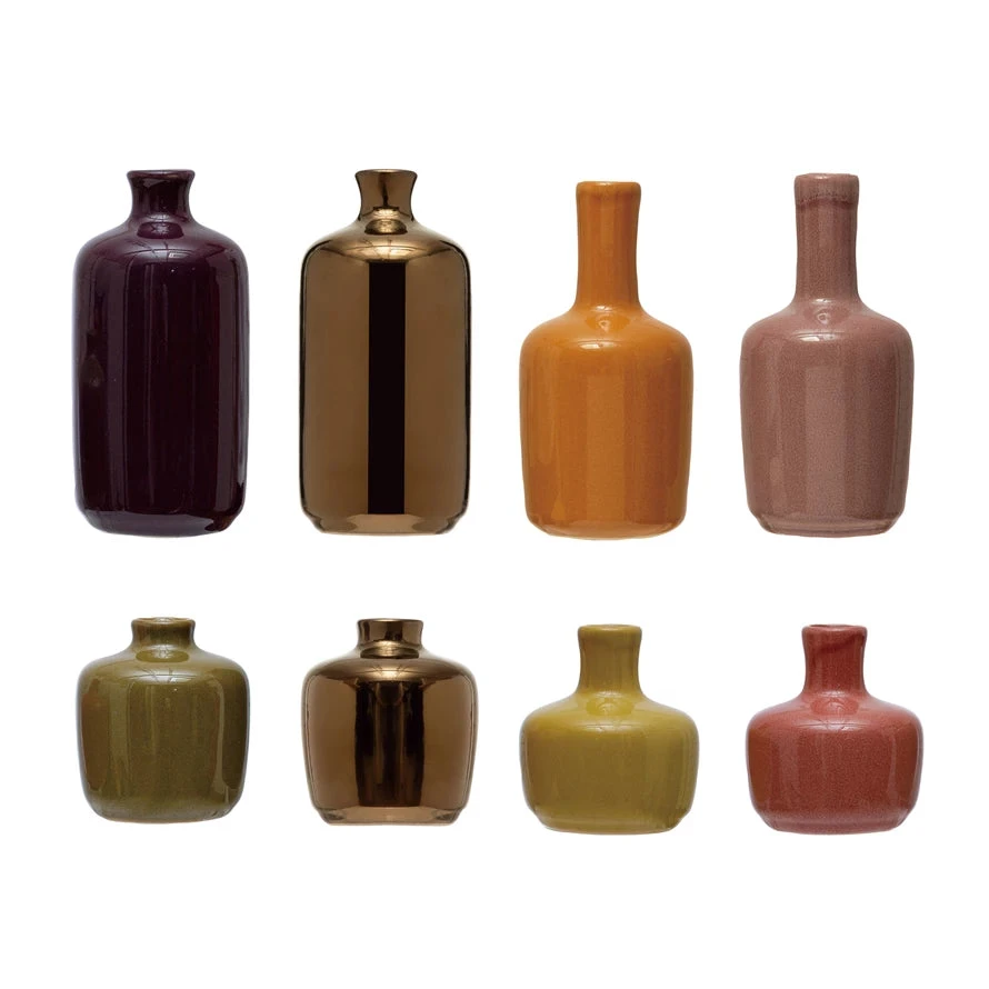 Stoneware Vase, Reactive Glaze, Various Styles & Sizes (Pick Up Only) 1 Stoneware Vase, Reactive Glaze, Various Styles & Sizes (Pick Up Only)