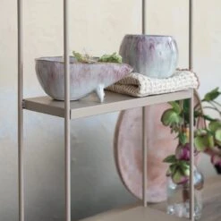 Stoneware Mug, Reactive Glaze, White & Berry -Home Decor Sale Store ah3536 2