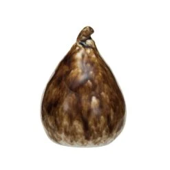 Stoneware Fig, Brown