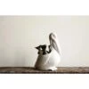 Decorative Ceramic Pelican Planter, White (Pick Up Only)