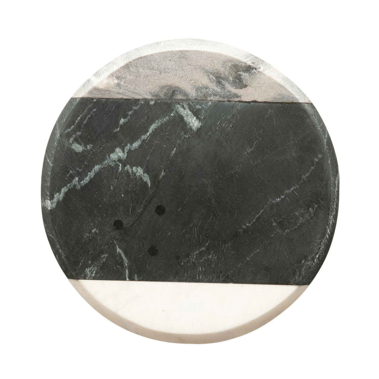 Round Marble Cheese Cutting Board, Grey, Black & White 1 Round Marble Cheese Cutting Board, Grey, Black & White