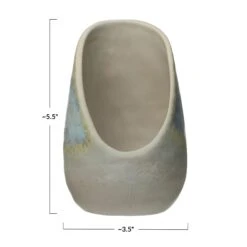 Stoneware Spoon Rest, Reactive Glaze, Blue -Home Decor Sale Store df4061 4