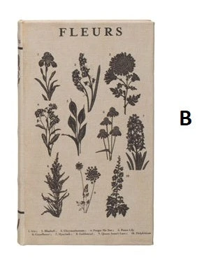 Canvas Book Storage Box “Garden Studies Prints", 2 Size/Style Options 5 Canvas Book Storage Box “Garden Studies Prints", 2 Size/Style Options - Image 5