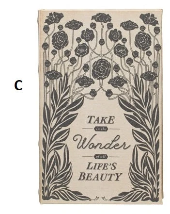 Canvas Book Storage Box “Garden Studies Prints", 2 Size/Style Options 6 Canvas Book Storage Box “Garden Studies Prints", 2 Size/Style Options - Image 6