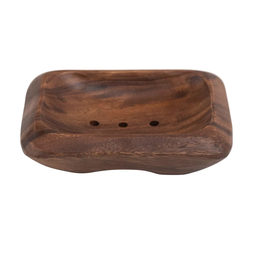 Acacia Wood Soap Dish 1 Acacia Wood Soap Dish
