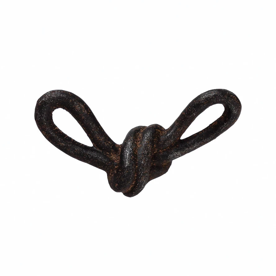 Cast Iron Knot Décor, Black 1 Cast Iron Knot Décor, Black