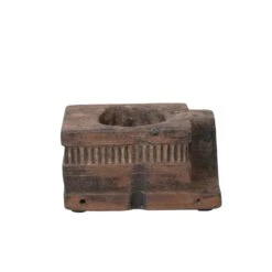 Reclaimed Wood Vintage Reproduction Container Candle Holder, Assorted Size Options -Home Decor Sale Store df6934 4