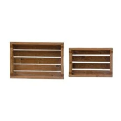 Reclaimed Wood Crate, Natural Wood, 2 Size Options (Pick Up Only) -Home Decor Sale Store df7107 2
