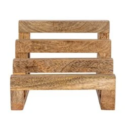 Mango Wood Stand With 3 Sections, Natural 17 Mango Wood Stand With 3 Sections, Natural -Home Decor Sale Store df8037 9
